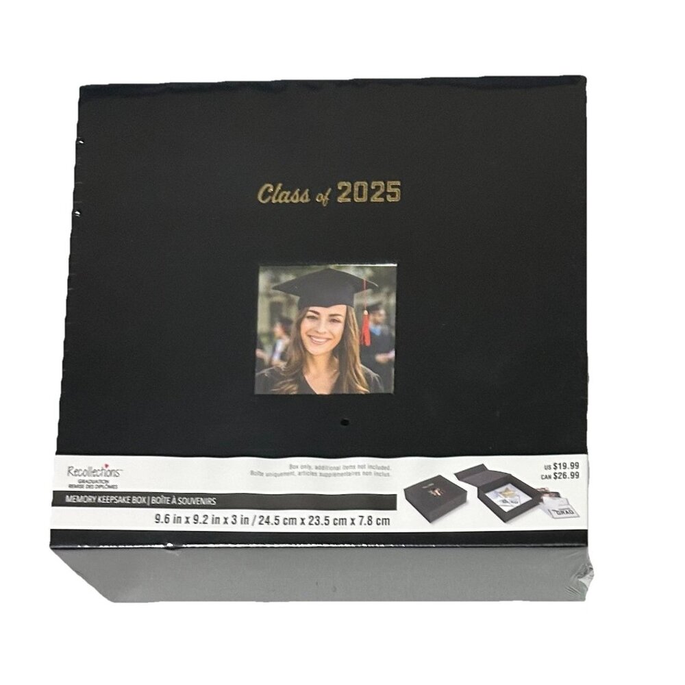 Class of 2025 Memory Keepsake Box (9.6in x 9.2in)
